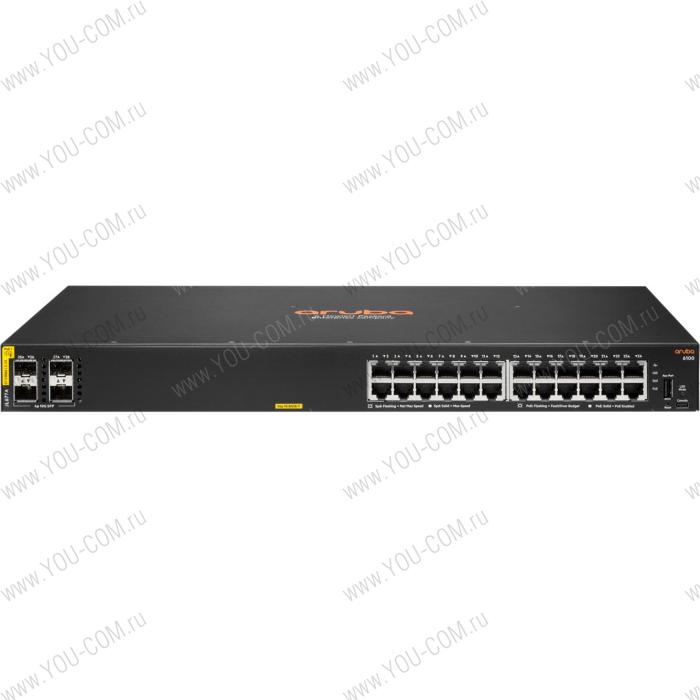 Коммутатор HPE Aruba 6100 Managed L3 24G Class4 PoE 370W 4SFP+ JL677A