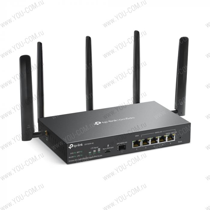 Маршрутизатор TP-Link Omada ER706W-4G (с модулем 4G Cat.6)