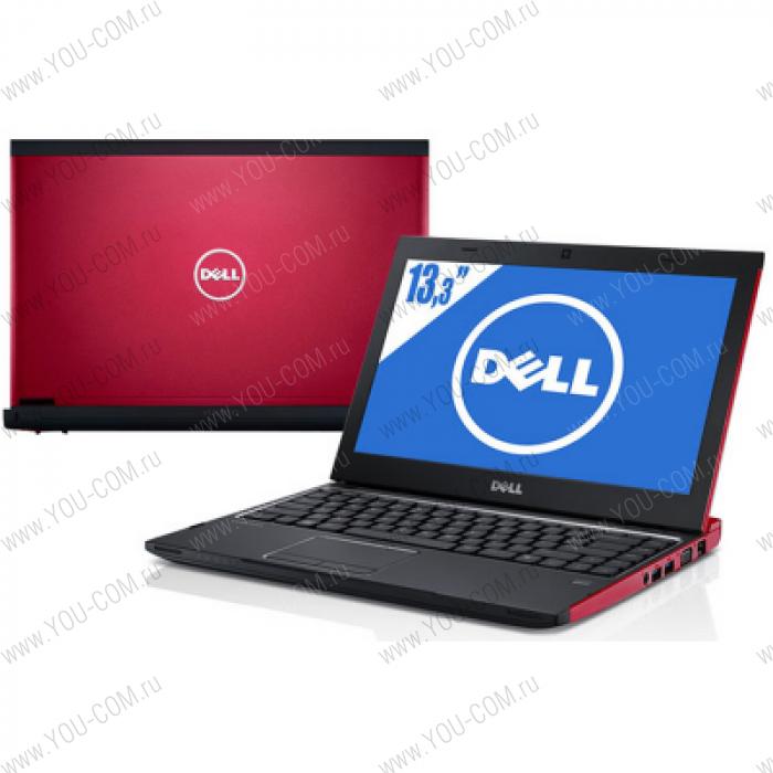 Ноутбук Dell Vostro V131  Intel Core i3-2310M (2.1) /13.3 HD(1366X768)/4GB/320GB/6cell/802.11 b/g /BT/Cam/FPR/WIN7HP/ 1Y CIS/Red