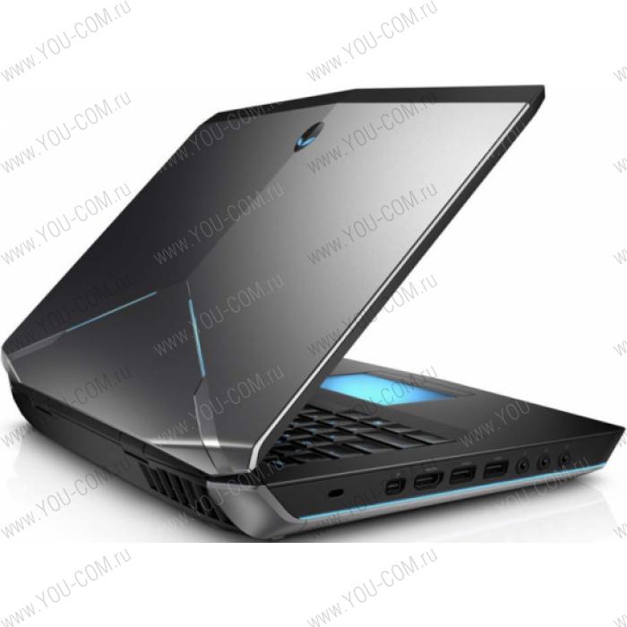 Alienware 14  14.0'' FHD(1920x1080) nonGLARE/Intel Core i7-4800MQ 2.70GHz Quad/16GB/750GB+256GB SSD/GF GTX765M 2GB/HM87/BD-ROM/WiFi/BT4.0/2.0MP/9in1/BLKB+USB3.0/6cell/7.0h/2.75kg/W8/3Y/SILVER